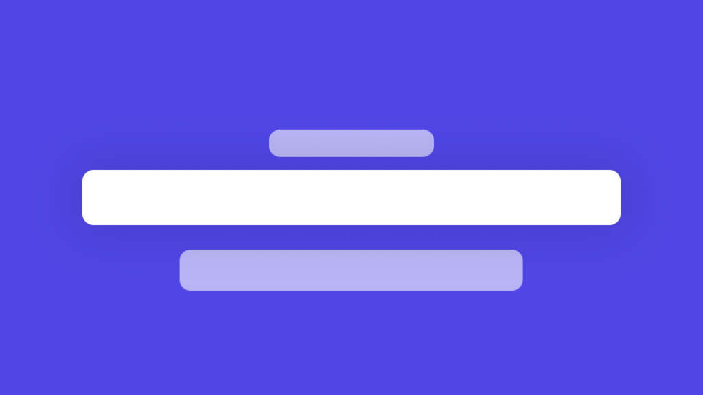 Displays a website heading section.