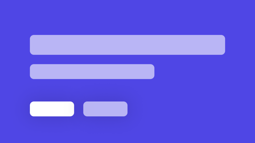 Displays a website hero section.