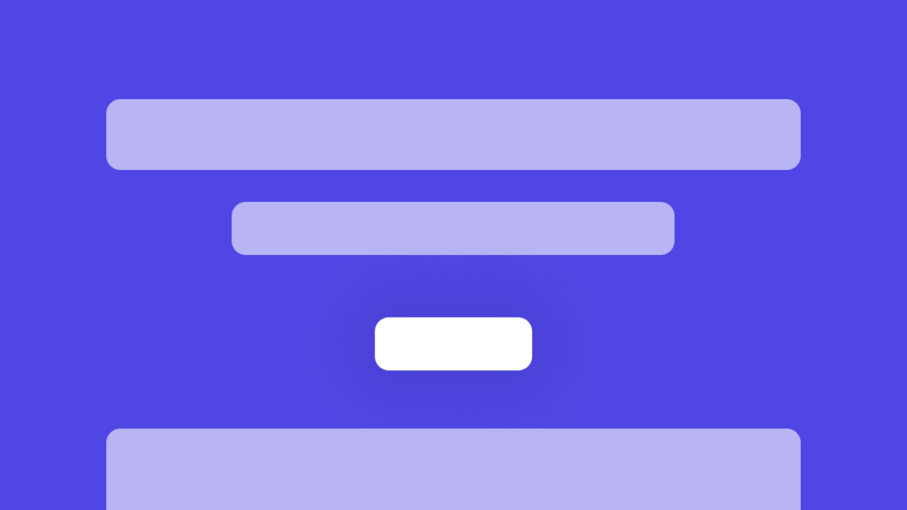 Displays a website landing page section.